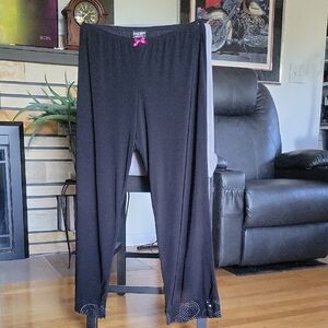 Bisou Bisou Pants, Black, Medium, EUC